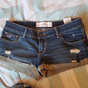 Hollister jean shorts